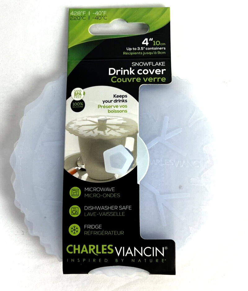 Charles Viancin Floral Drink Silicone Lids