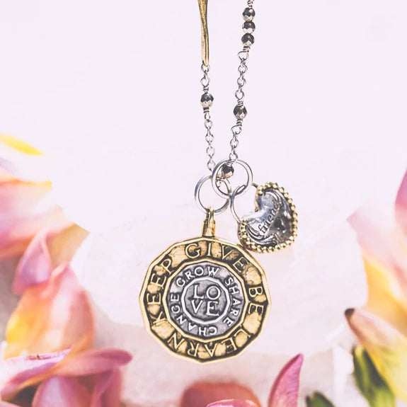 Waxing Poetic Circle of Love Pendant