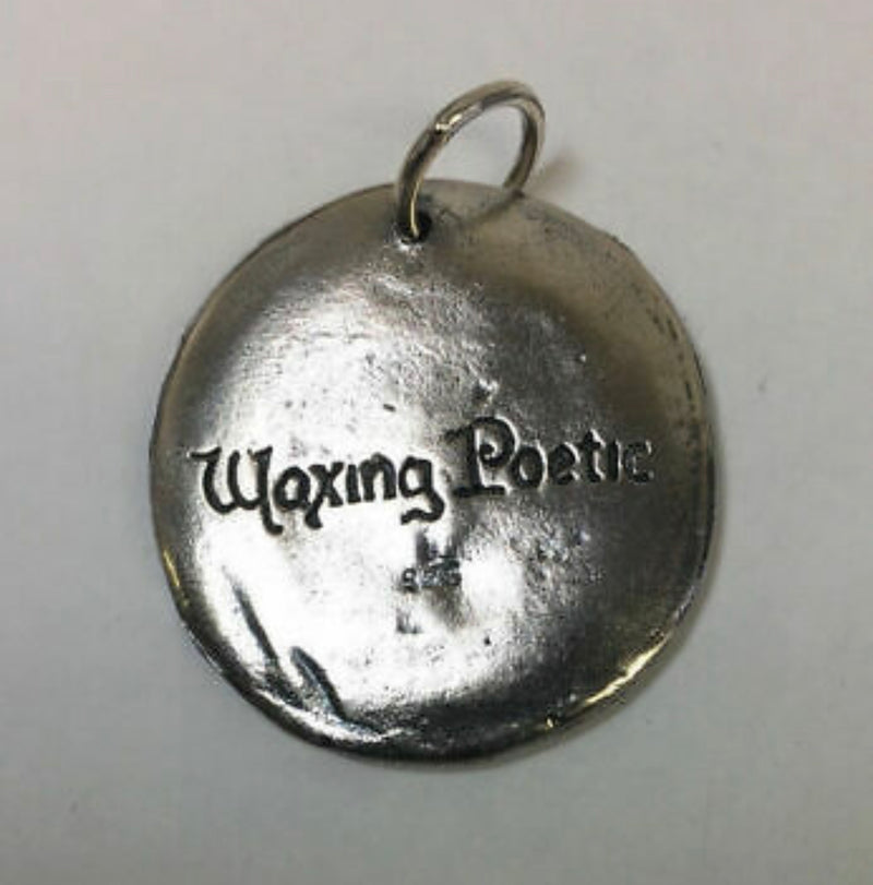 Waxing Poetic Signature Seal Medallion “Life is Full of Treasure” Charm