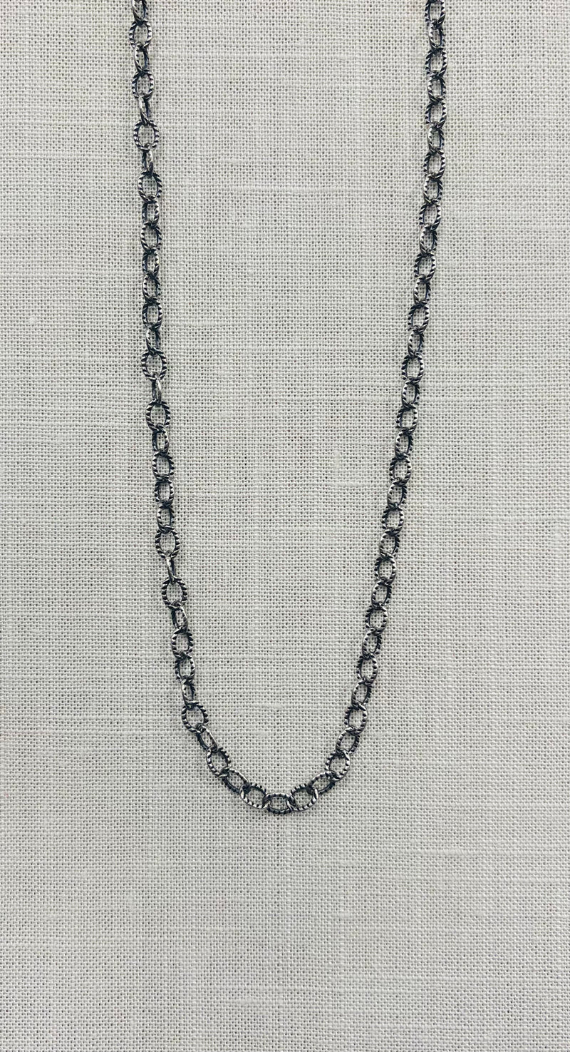 Waxing Poetic Twisted Link Sterling Silver Chain