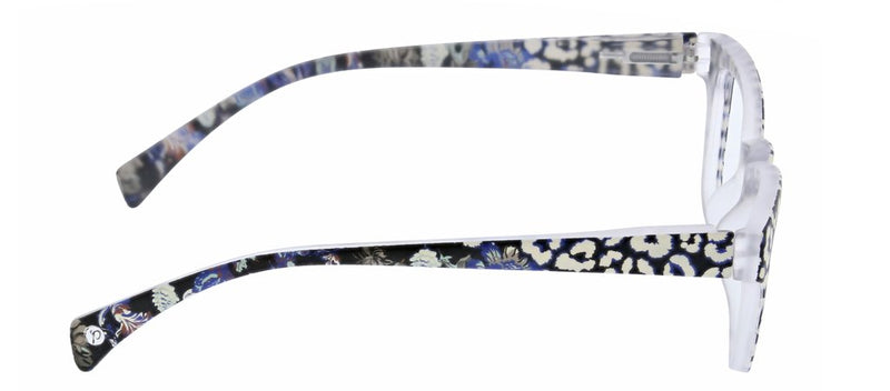 Peepers Readers - Orchid Island - White/Leopard Floral (with Blue Light Focus™ Eyewear Lenses)