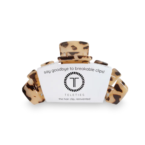 TELETIES - Classic Blonde Tortoise Hair Clip - Assorted Sizes