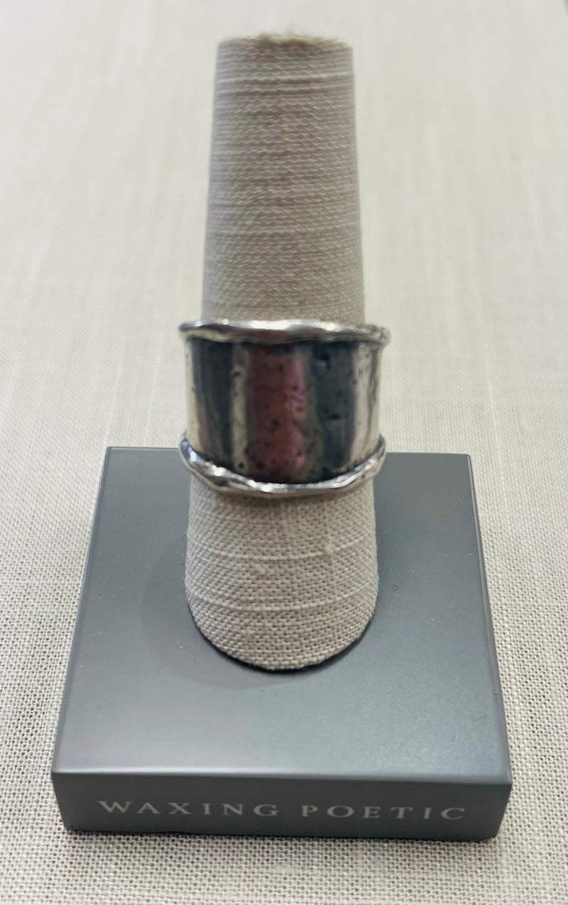Waxing Poetic Wax Rolled Ring Sterling Silver