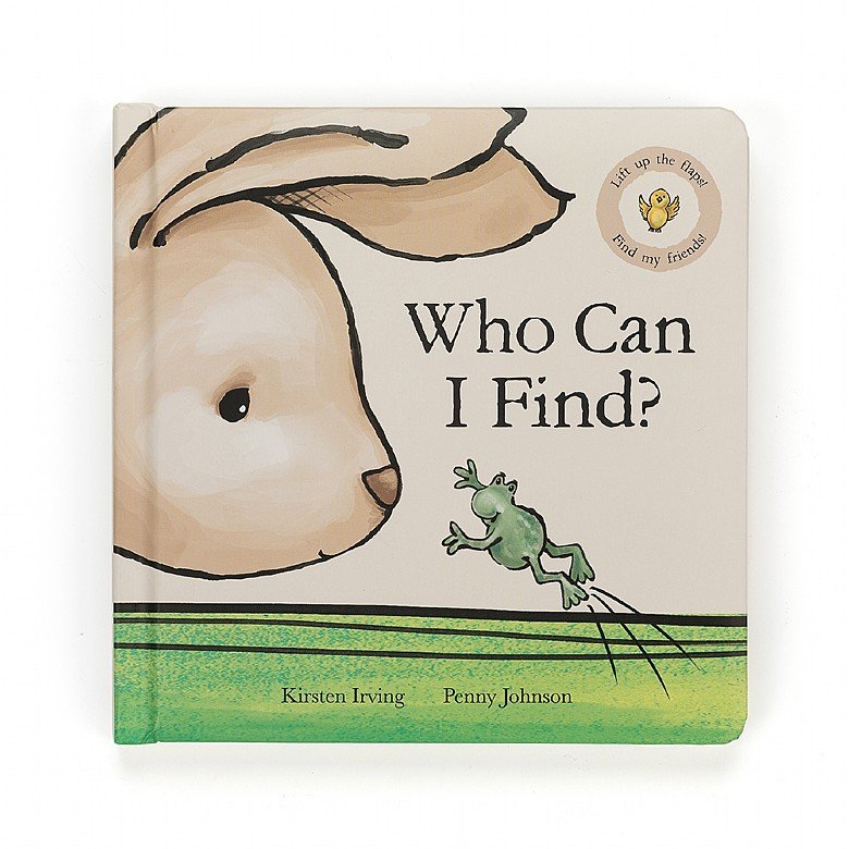 Jellycat Bashful Bunny - Who Can I Find Book