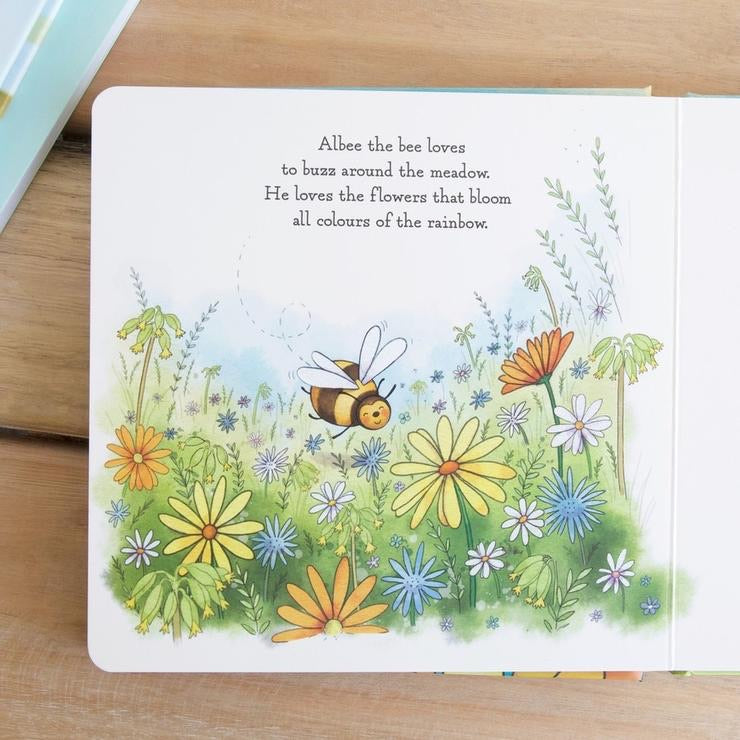 Jellycat Albee “Bashful Bee” And The Big Seed Book