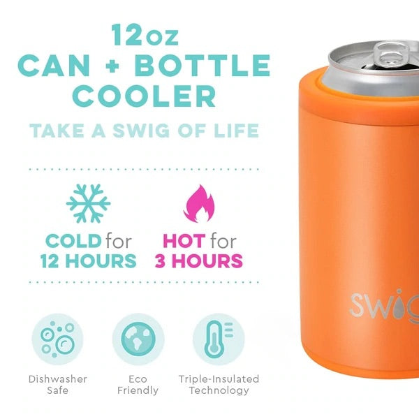 Swig Life Orange Can + Bottle Cooler (12oz) AnnePaige