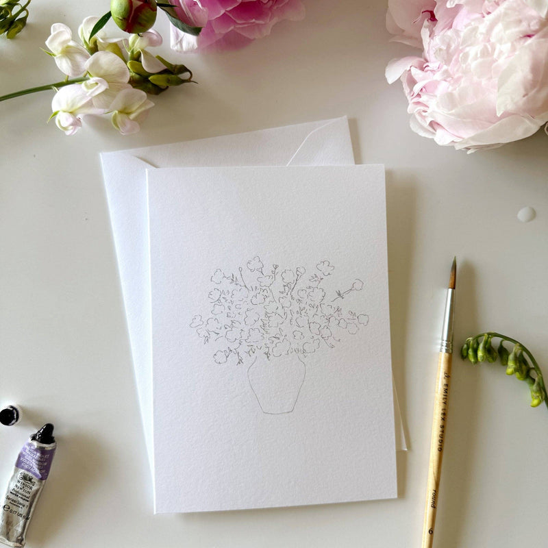 emily lex studio - Bouquets paintable notecards