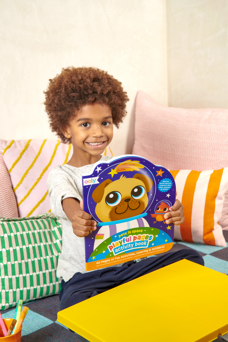 OOLY - Playful Pages Activity Book -Pets in Space!