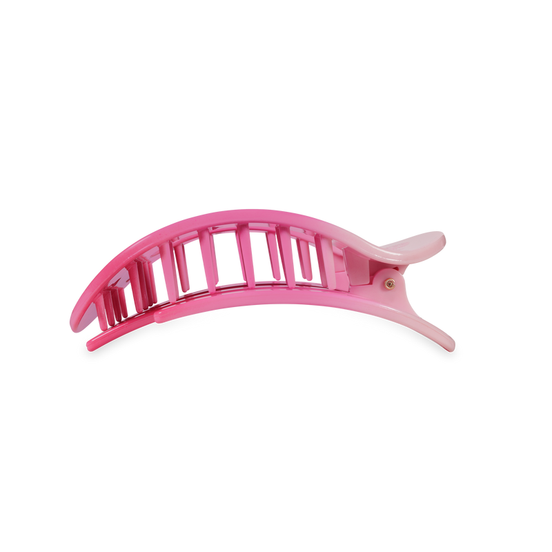 TELETIES - Flat Round Hair Clip | Medium | Kiss & Tell