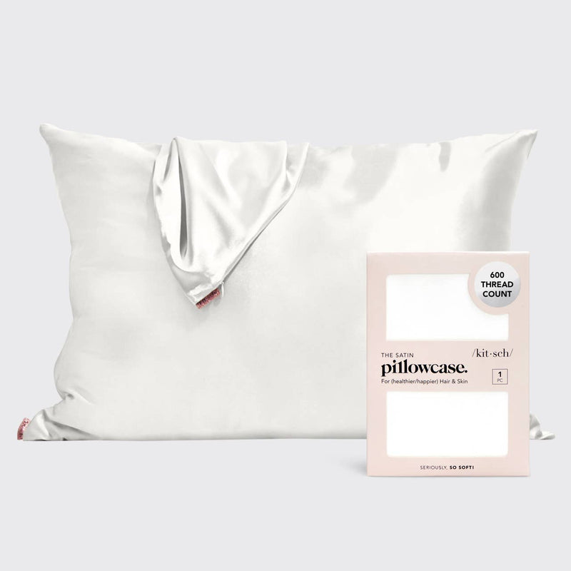 KITSCH - Satin Pillowcase - Ivory