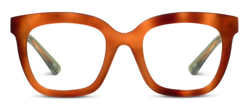 Peepers Progressives - Fanfare  - Blonde Tortoise/Green