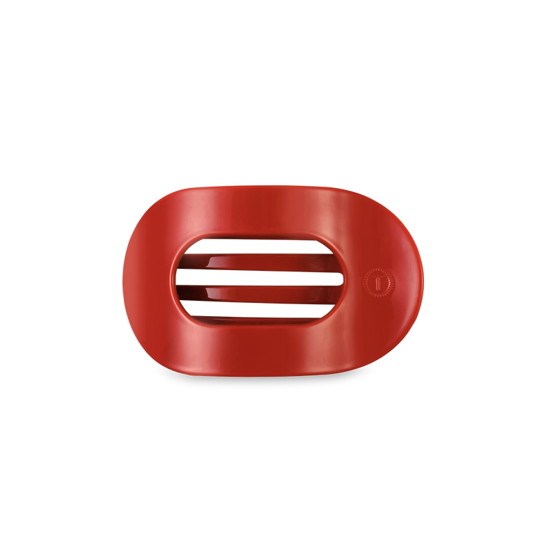 TELETIES - Flat Round Hair Clip | Small | Red Carpet Ready