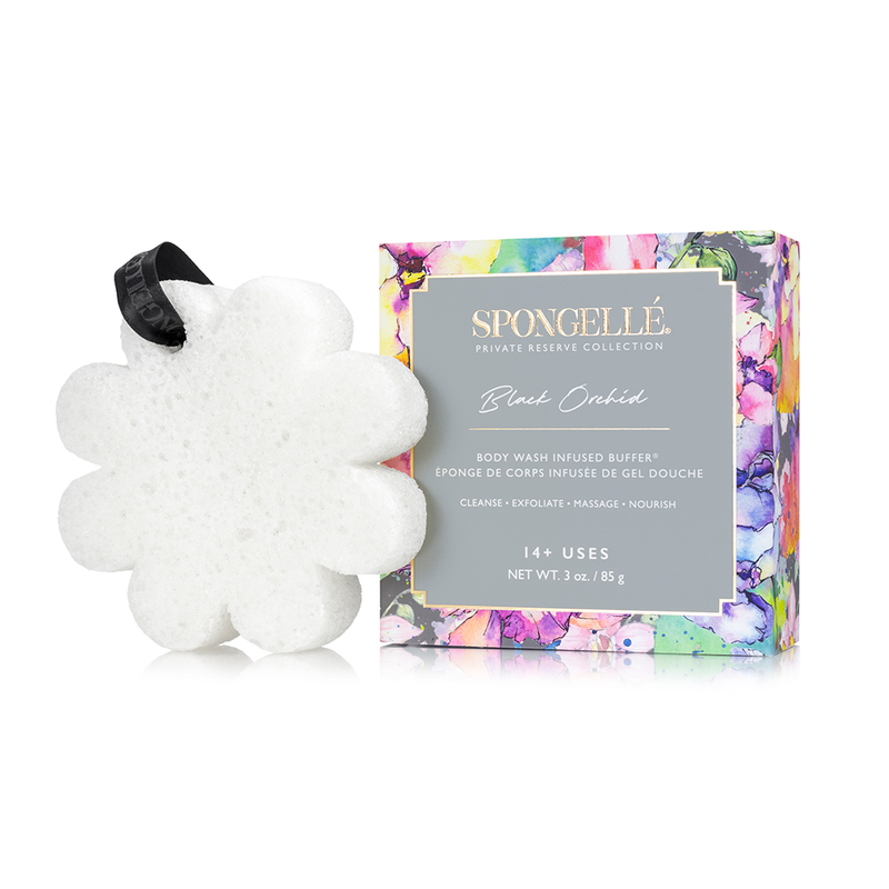 Spongellé - Black Orchid Boxed Flower
