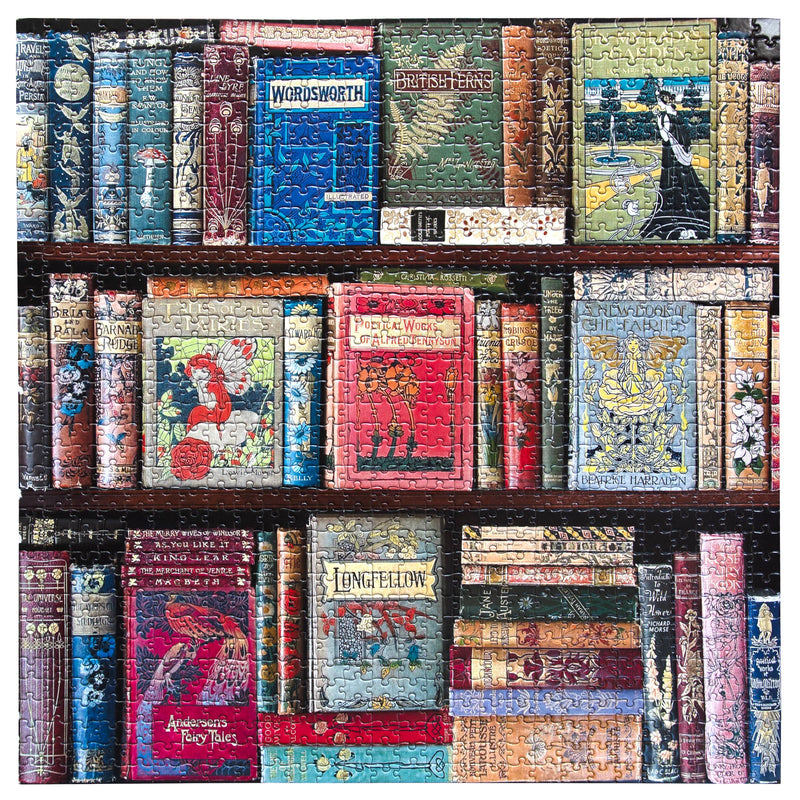 eeBoo - Vintage Library 1000 Piece Puzzle