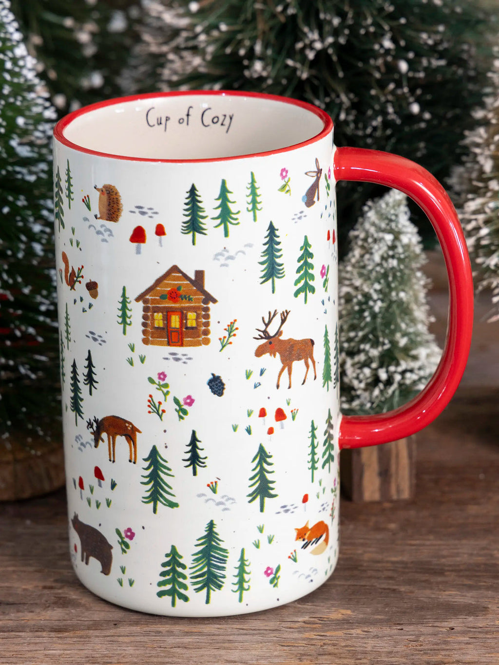 Natural Life Latte Mug - Woodland Critters