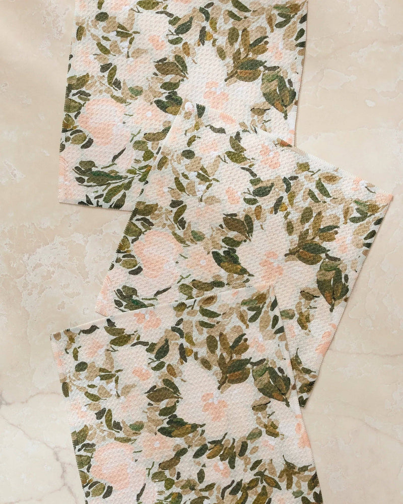 Geometry - Painted Blossoms Dishcloth Set