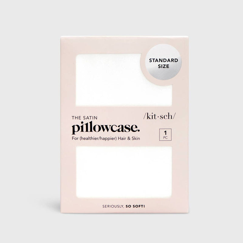 KITSCH - Satin Pillowcase - Ivory