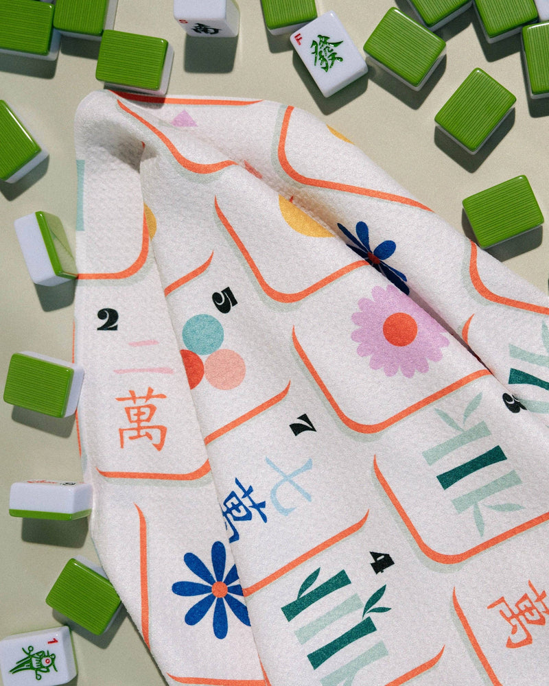 Geometry - Tile Toss Tea Towel