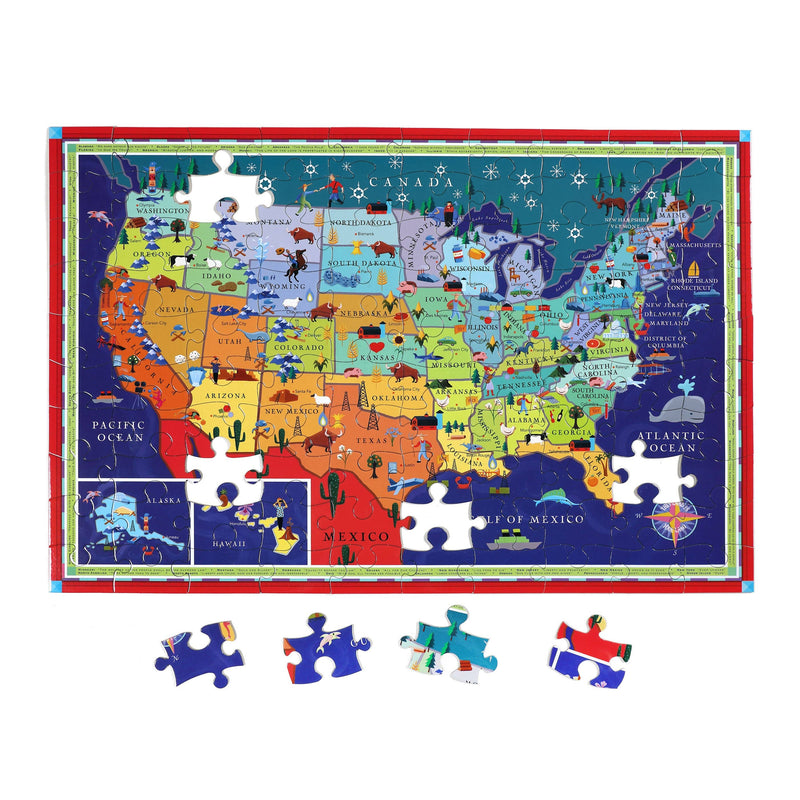 eeBoo - This Land is Your Land 100 Piece Puzzle