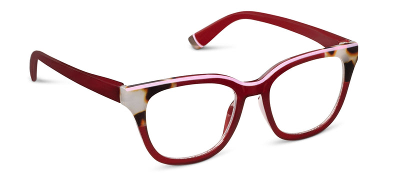 Peepers Readers - Ramona - Cherry/Chai Tortoise (Blue Light Focus)