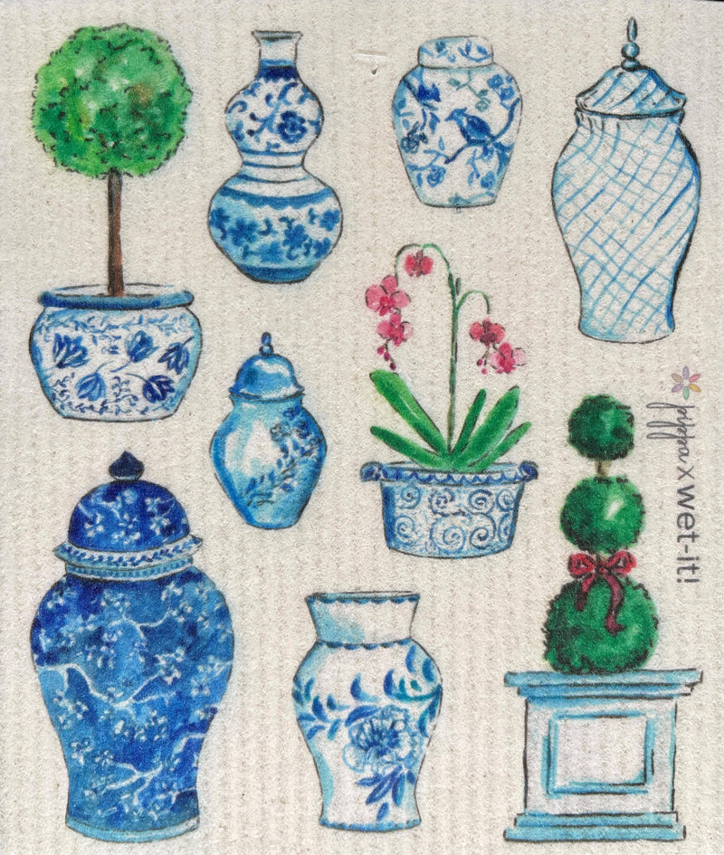Wet-it! - Chinoiserie Mix Swedish Cloth