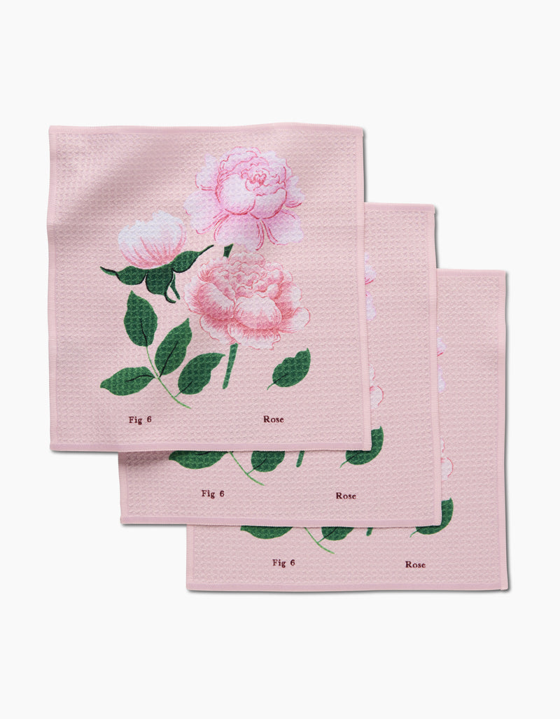 Geometry - June Roses Dishcloth Set