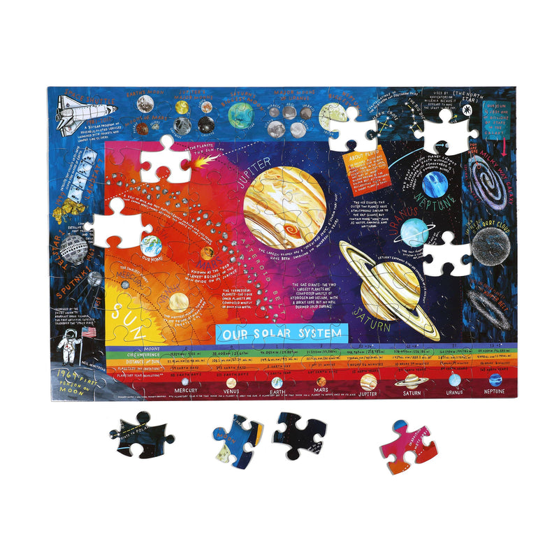eeBoo - Solar System 100 Piece Puzzle