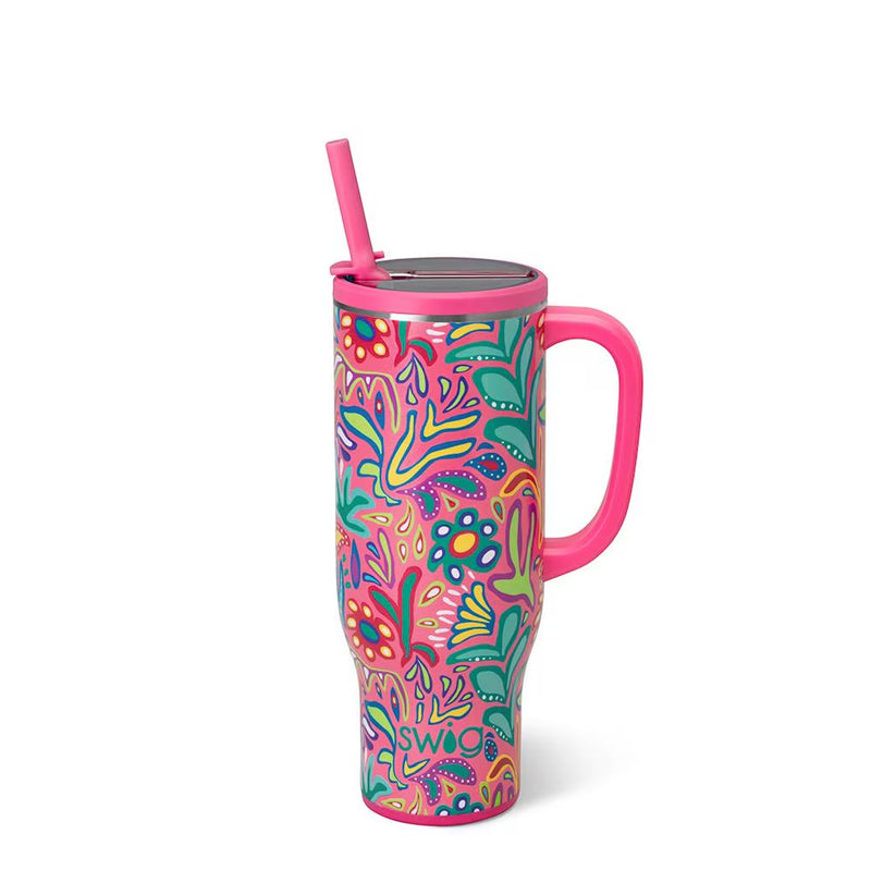 Swig Life Flora Rosa Mega Mug (30oz)