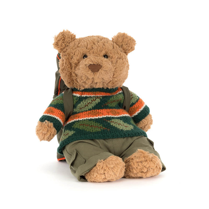 Jellycat Bartholomew Bear Hiking Outfit Medium Plush
