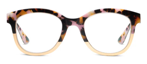 Peepers Readers - Georgia - Pink Botanico/Gold (with Blue Light Focus™ Eyewear Lenses)