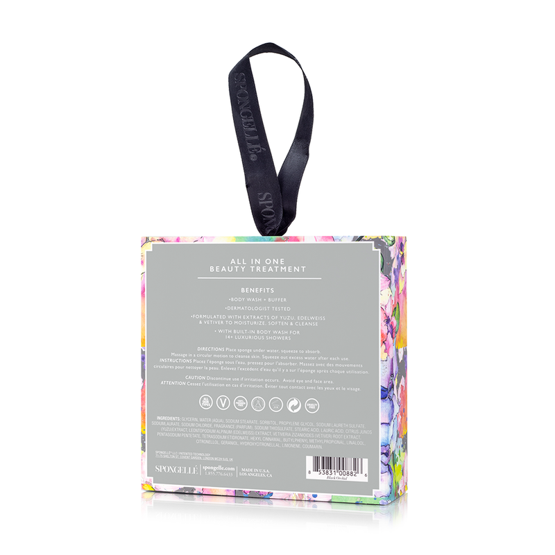 Spongellé - Black Orchid Boxed Flower