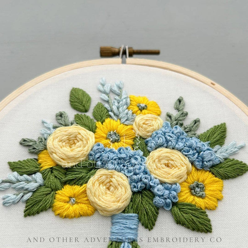 And Other Adventures Embroidery Co - Hand Embroidery Kit - The Beatrice Bouquet