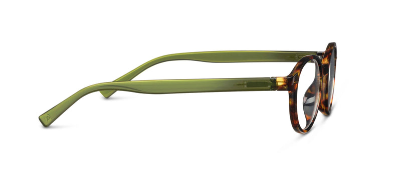 Peepers - Dawson - Tortoise/Green (Blue Light)