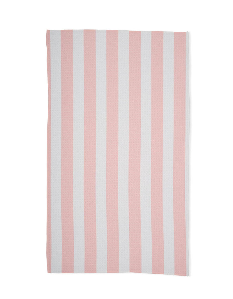 Geometry - Summer Bold Pink Tea Towel
