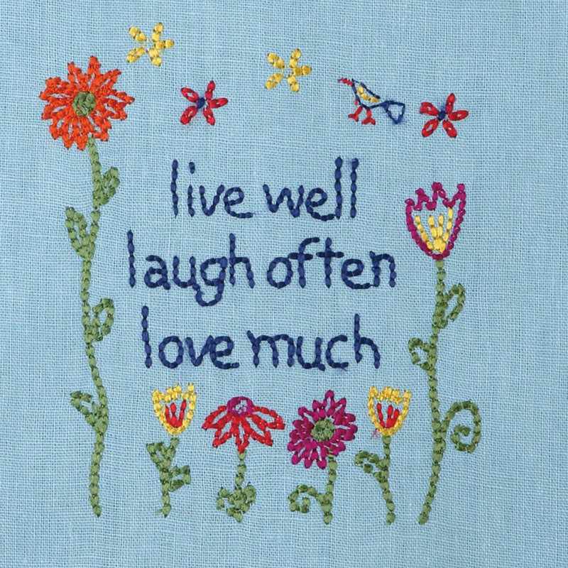 Peking Handicraft - Live Well Pom Pom Kitchen Towel