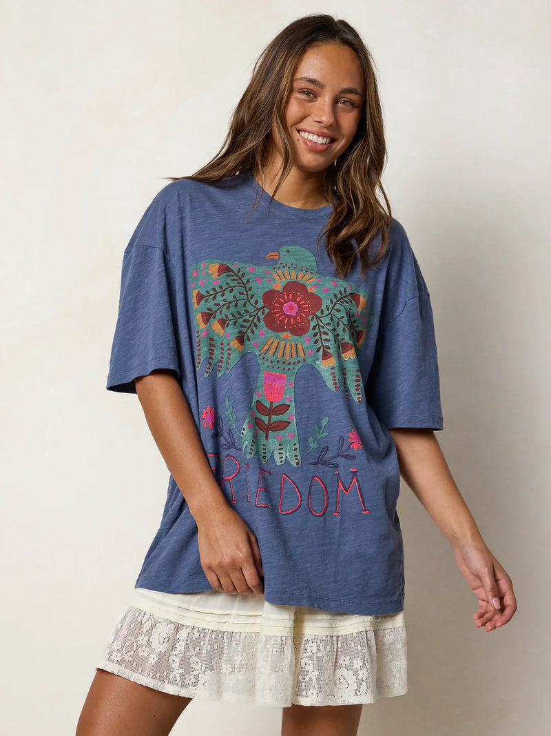 Natural Life - Life Is A Canvas Cotton Tee - Freedom