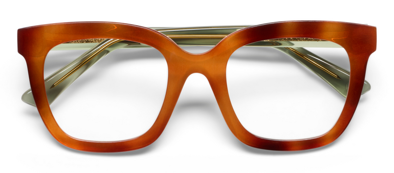 Peepers Progressives - Fanfare  - Blonde Tortoise/Green