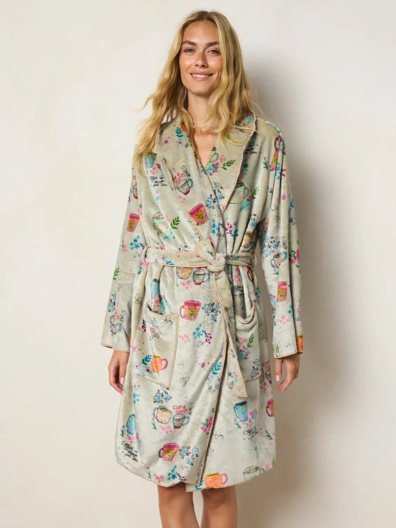 Natural Life Cozy Blanket Robe - Cup of Happy Mini
