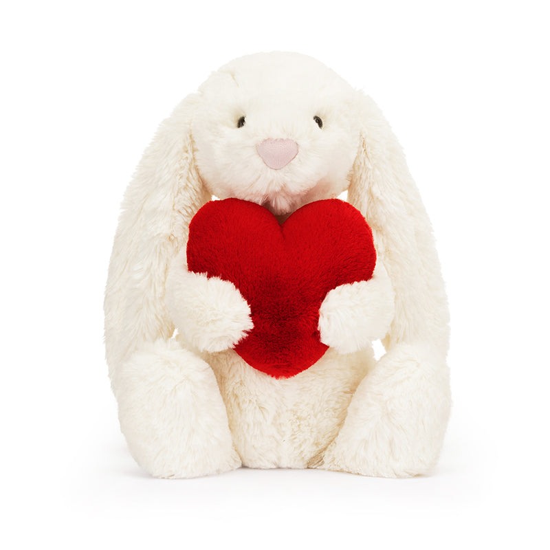 Jellycat Bashful Red Love Heart Bunny Original Plush