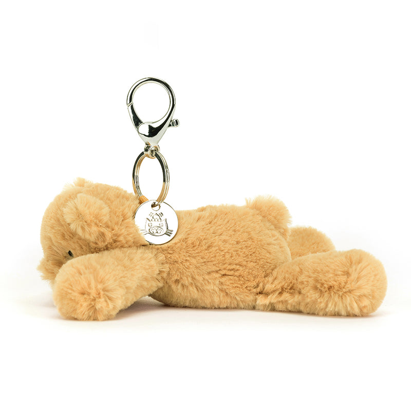 Jellycat Smudge Bear Bag Charm 7”