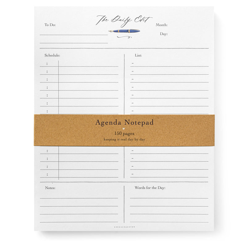 Karen Adams Designs - The Daily Edit Pad (Fountain Pen)