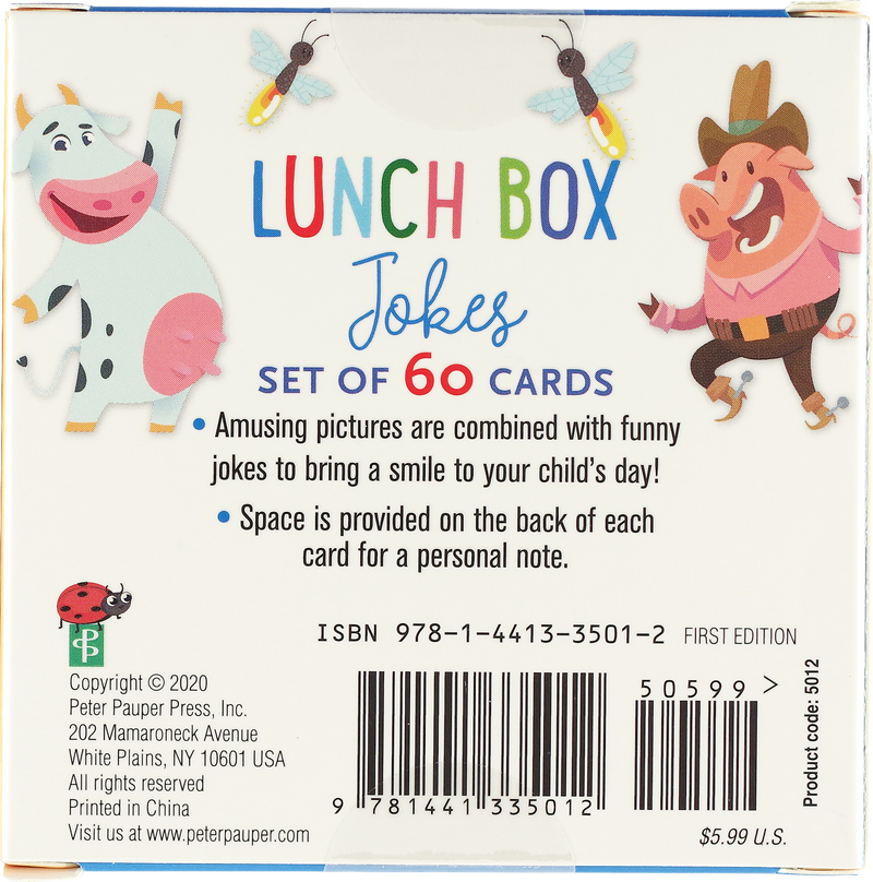 Peter Pauper Press - Lunch Box Jokes for Kids (60 pack)