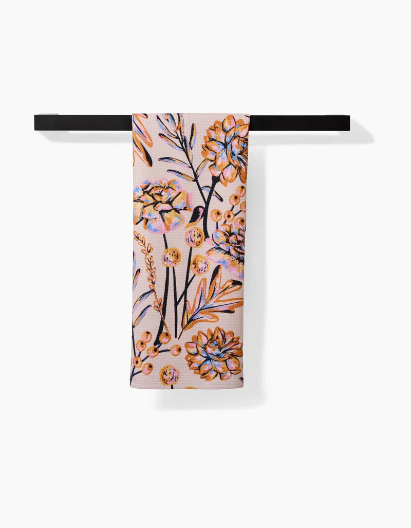 Geometry - Autumn Bouquet Tea Towel