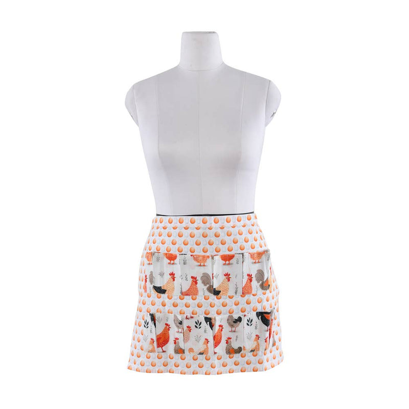 Karma Living - CHICKEN EGG APRON 20x16"-H - 2ABKTAP24505_WHOR