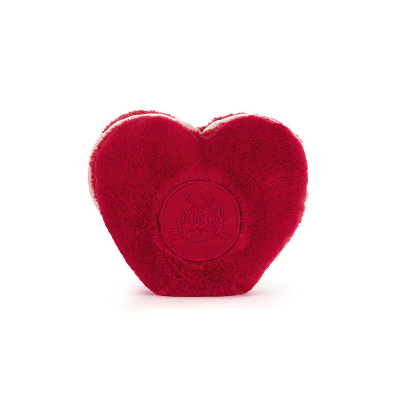 Jellycat Amuseables Arlette Heart Macaron Plush (Red)