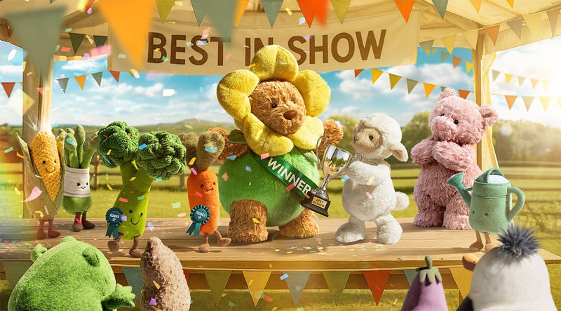 Jellycat Bartholomew Bear Daffodil Outfit