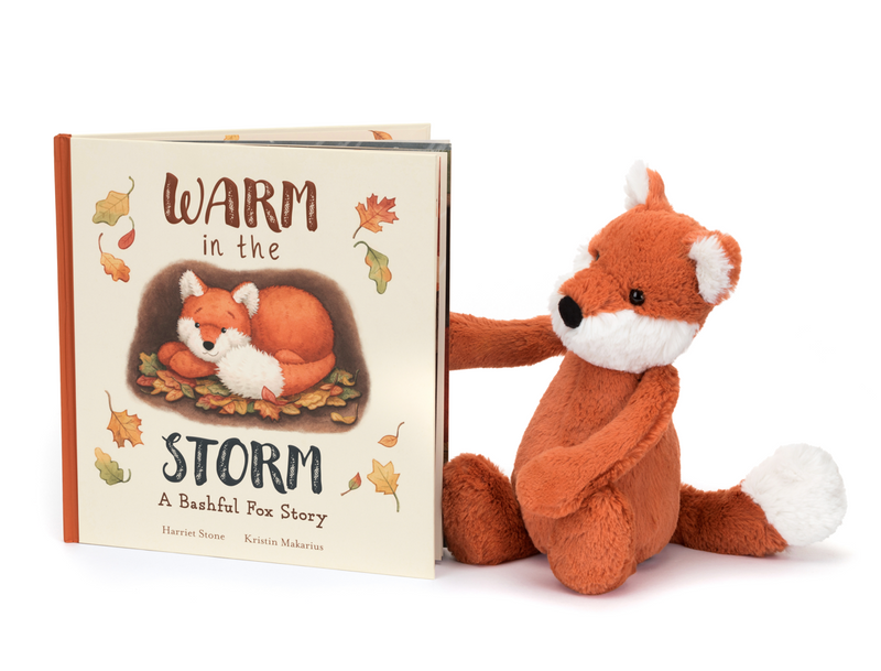 Jellycat Bashful Fox - Warm In The Storm Book