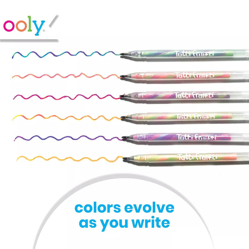 OOLY - Tutti Fruitti: Scented Multi-Colored Gel Pens (Set of 6)