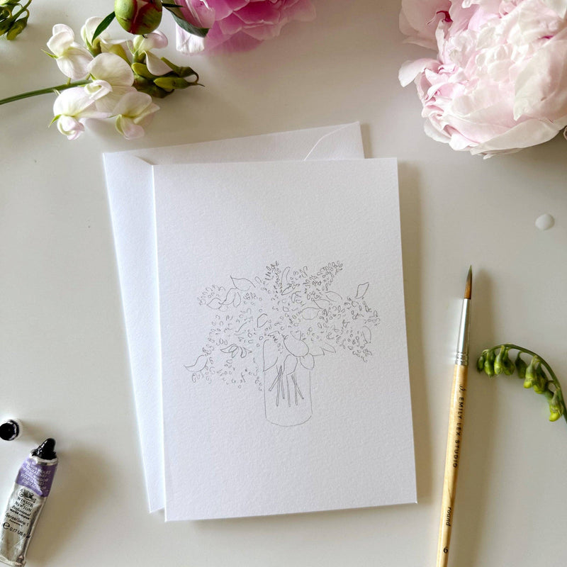 emily lex studio - Bouquets paintable notecards