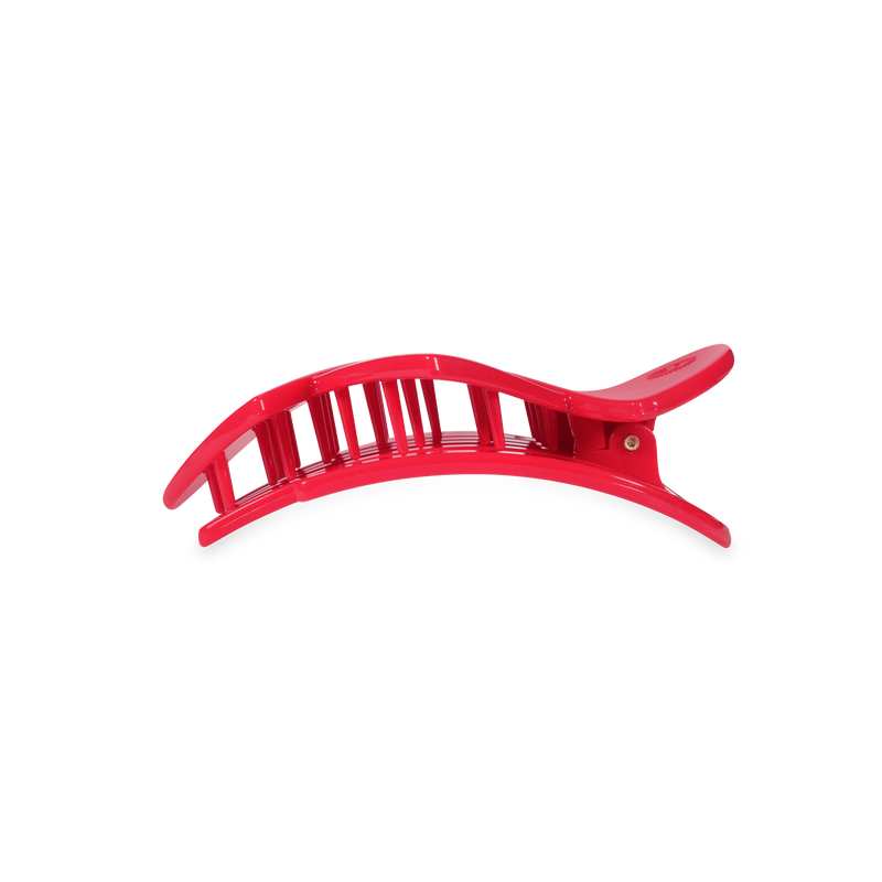 TELETIES - Flat Hair Clip | Small | Red Heart to Heart